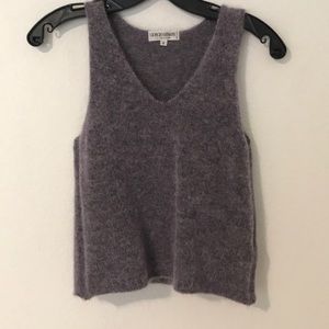 Giorgio Armani Le Collezioni tank. Purple. Size 4